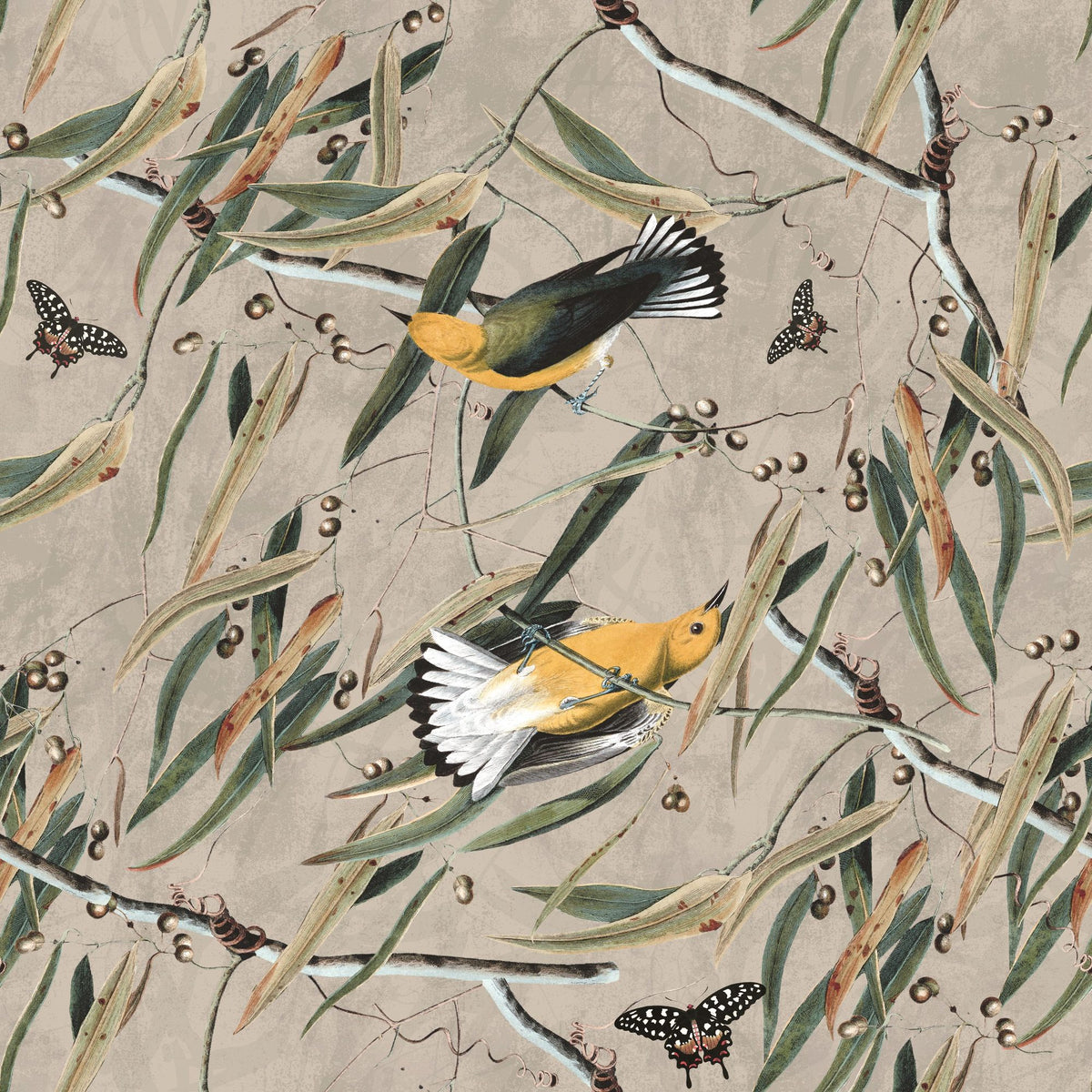 Olive Grove Mural Wallpaper - pure wallpaper artwork