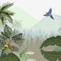 Overlooking Treetops Mural Wallpaper - pure wallpaper artwork