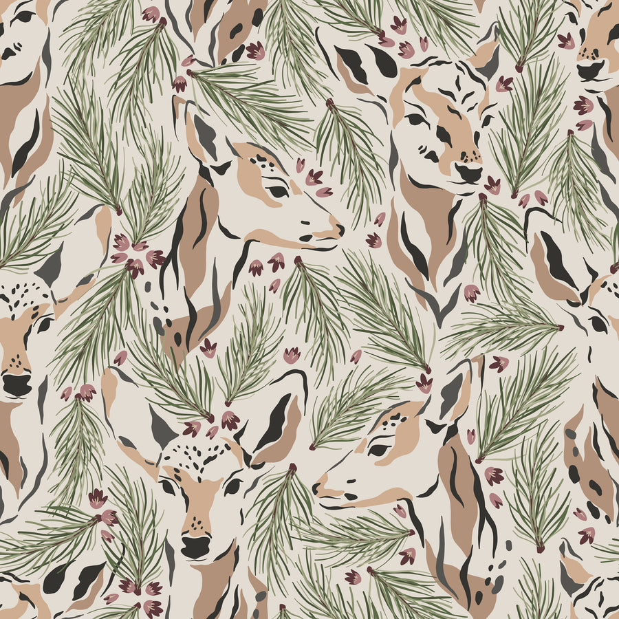 Oh Deer Mural Wallpaper