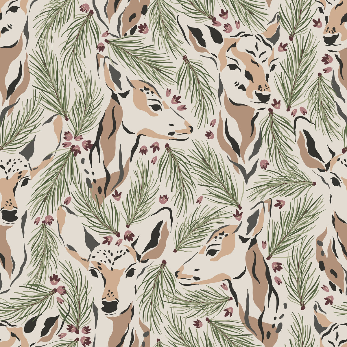 Oh Deer Mural Wallpaper - pure wallpaper artwork