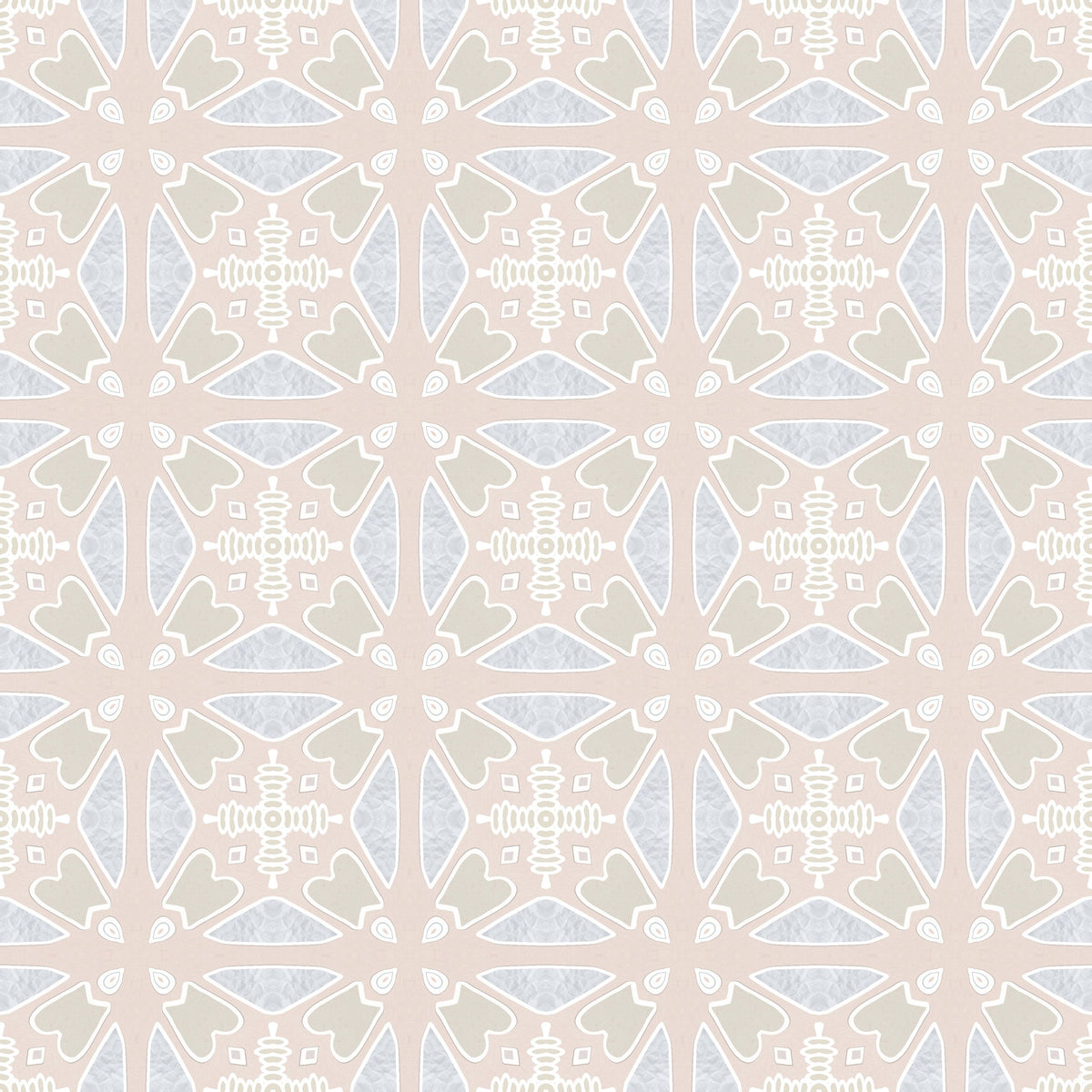 Zelij Geometric Flower Filelds Mural Wallpaper - pure wallpaper artwork