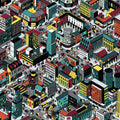 Straight Streets Mural Wallpaper - pure wallpaper artwork
