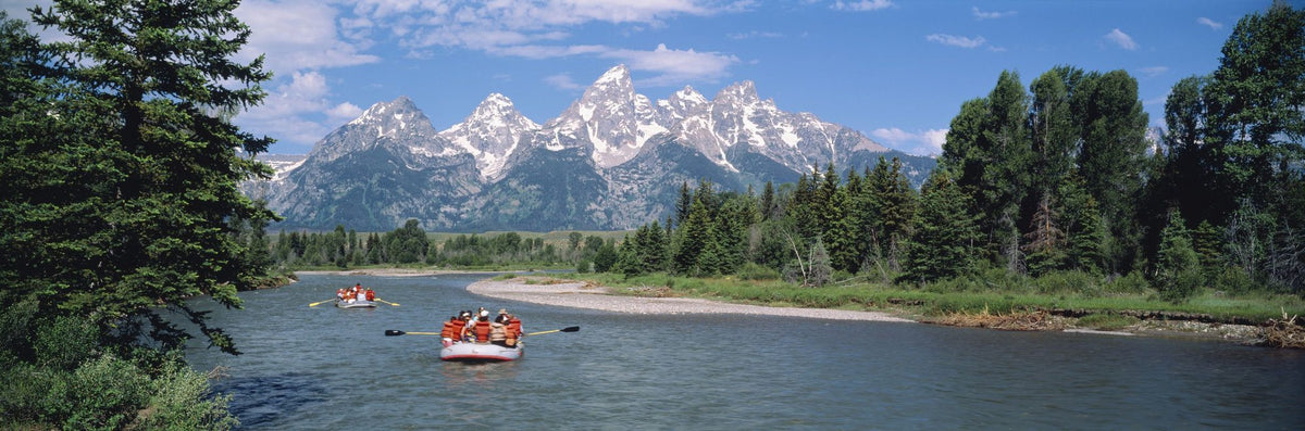 Mountain River Expedition Mural Wallpaper - pure wallpaper artwork