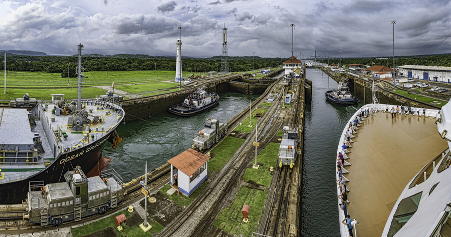 Canal Lock Passage Mural Wallpaper