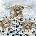 Highlands in the Meadow Mural Wallpaper - pure wallpaper artwork