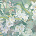 White Blossoms in Focus Mural Wallpaper - pure wallpaper artwork