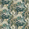 Whispers of the Mountain Pattern, Green Mural Wallpaper - pure wallpaper artwork