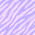 Tiger Animal Print, Pink on Lilac Mural Wallpaper - pure wallpaper artwork