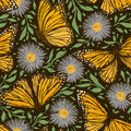 Papillion II, Sunflower Mural Wallpaper - pure wallpaper artwork