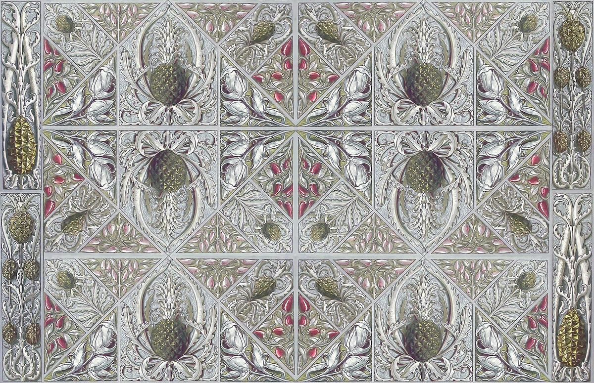 Pineapple Deco Mural Wallpaper - pure wallpaper artwork