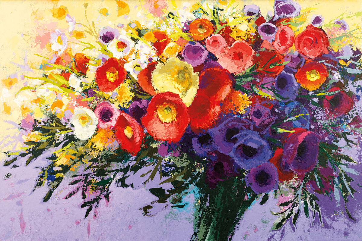 Wild and Flowery Mural Wallpaper - pure wallpaper artwork