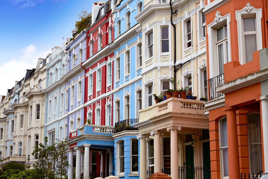London Portobello Road Market Mural Wallpaper