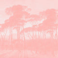 Mediterranean Pine Landscape, Blush Mural Wallpaper - pure wallpaper artwork