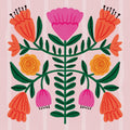 Modern Botanical IV Mural Wallpaper - pure wallpaper artwork
