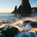 Sea Stack and Surf Mural Wallpaper - pure wallpaper artwork