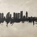 Ulaanbaatar Mongolia Skyline Concrete Mural Wallpaper - pure wallpaper artwork
