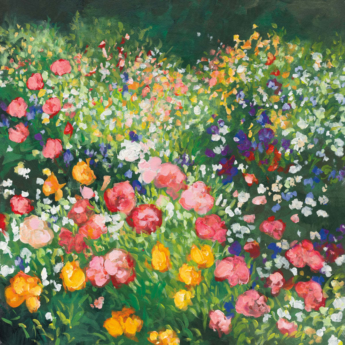 Floral Bounty Mural Wallpaper - pure wallpaper artwork