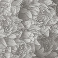 Chasing Dahlia Gray Mural Wallpaper - pure wallpaper artwork