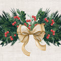 Evergreen Christmas I Mural Wallpaper - pure wallpaper artwork