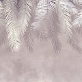 Palms Above, Dusty Pink Mural Wallpaper - pure wallpaper artwork