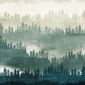 Mountainscape Mural Wallpaper - pure wallpaper artwork
