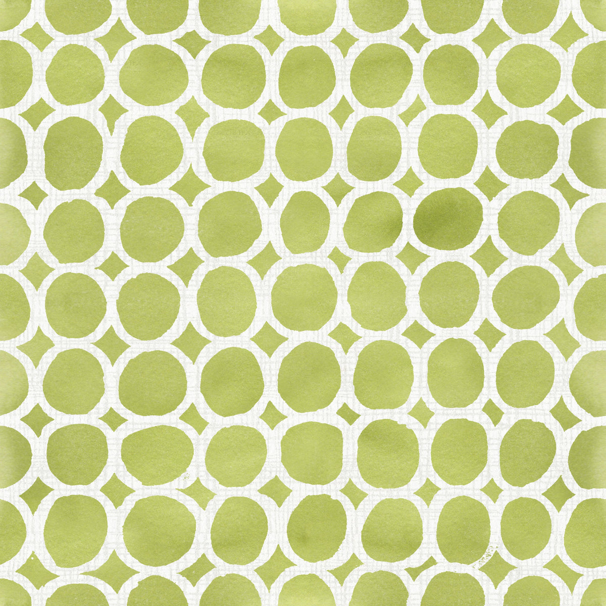 Mixed Green Circles Inverse Mural Wallpaper - pure wallpaper artwork