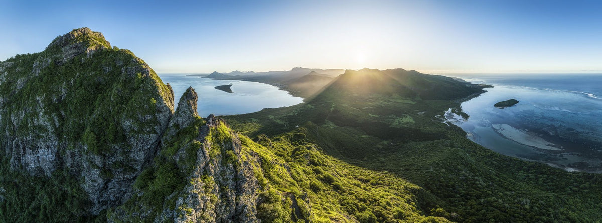 Le Morne Brabant Mountain Mural Wallpaper - pure wallpaper artwork