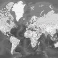 World Map Cities - Patwin Mural Wallpaper - pure wallpaper artwork