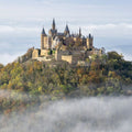 Hohenzollern Castle in Fall Mural Wallpaper - pure wallpaper artwork