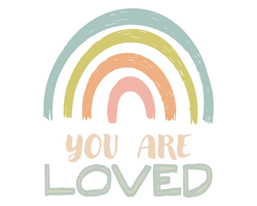 You Are Loved, Quote Mural Wallpaper