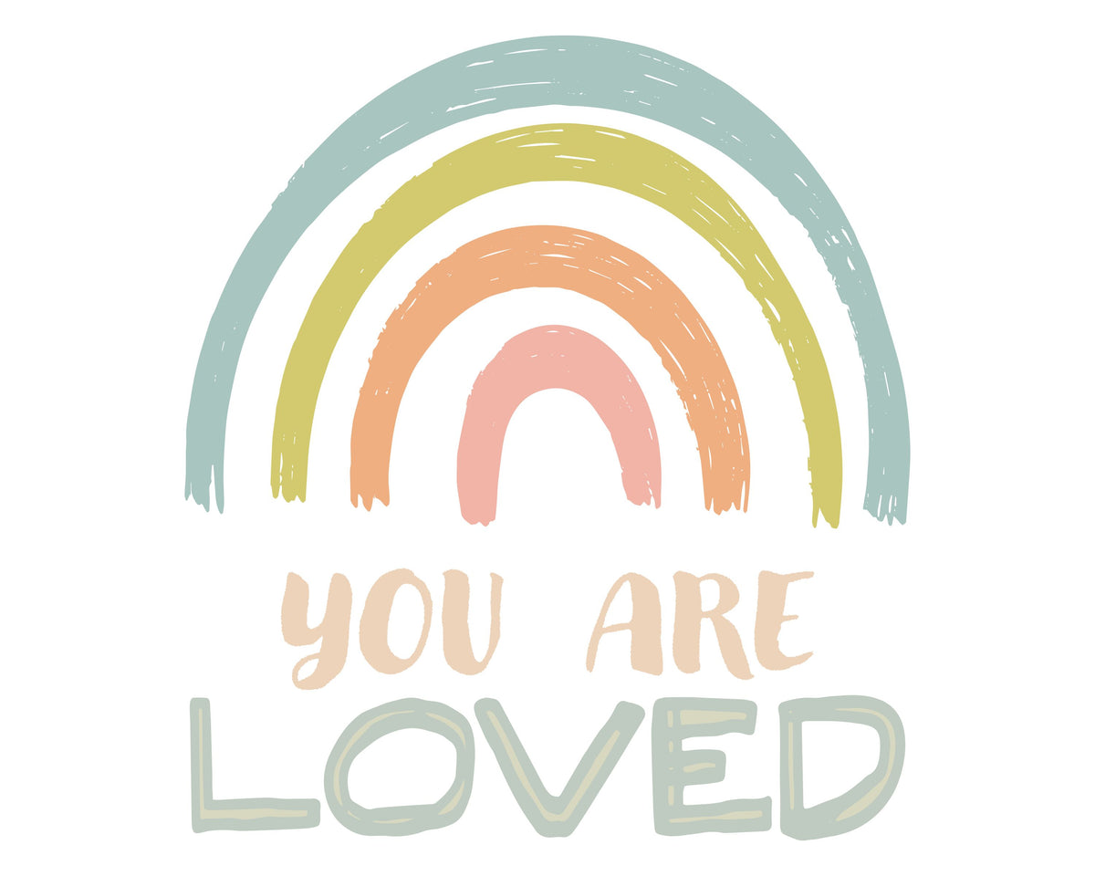 You Are Loved, Quote Mural Wallpaper - pure wallpaper artwork
