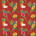 Parrot Paradise Red Mural Wallpaper - pure wallpaper artwork