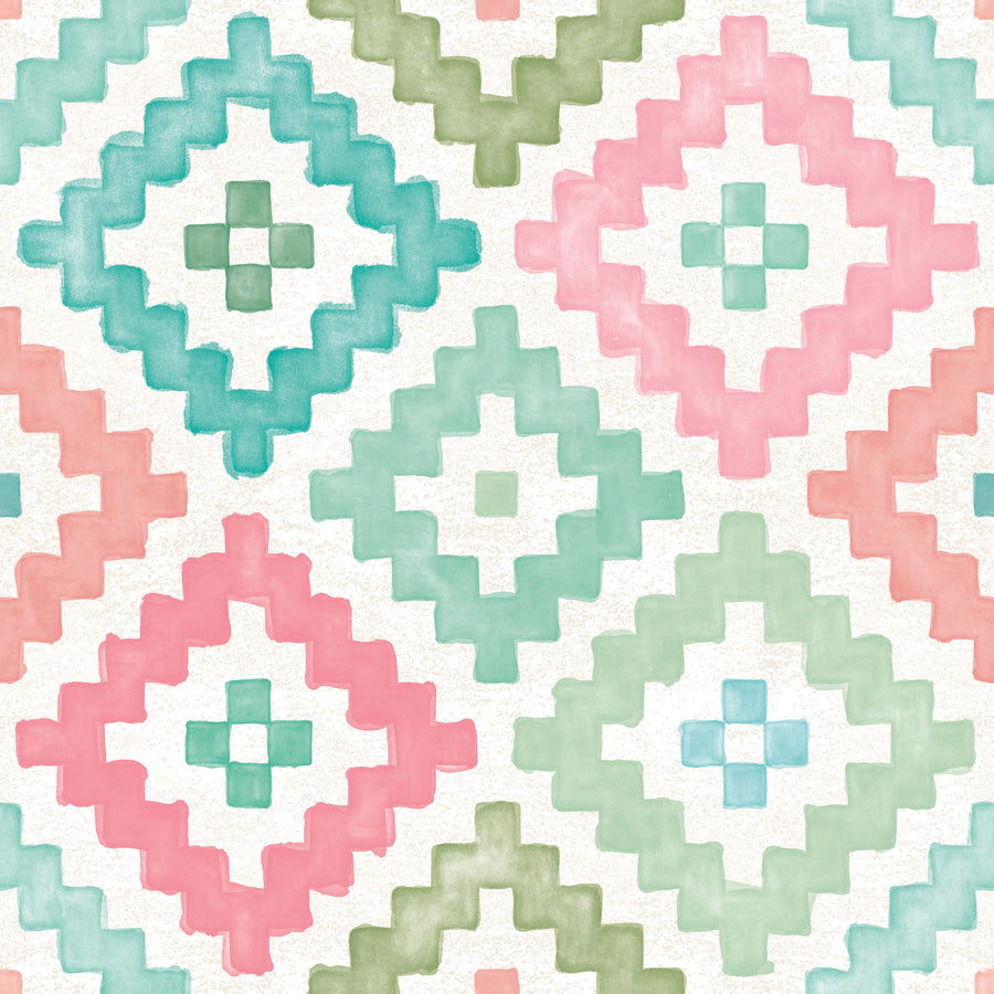 Squares in Squares Mural Wallpaper