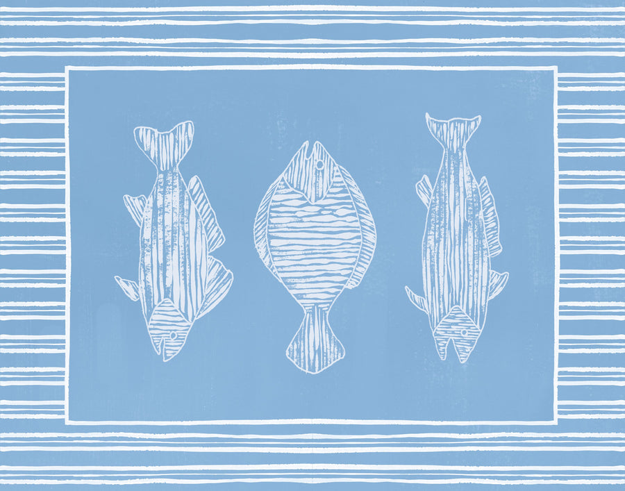 Cape Cod Fish I Mural Wallpaper