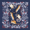 Holiday Mice, Blue Mural Wallpaper - pure wallpaper artwork