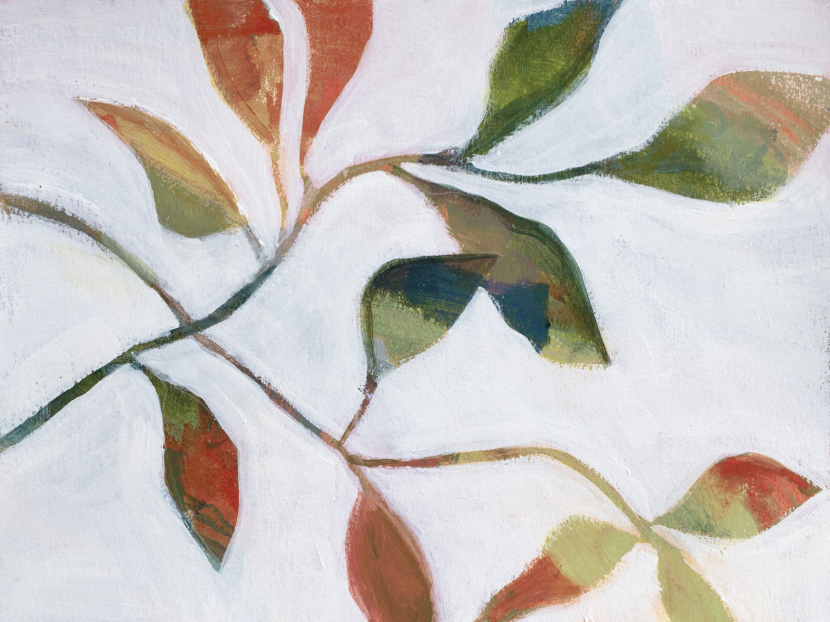 Plant Care II Rust Mural Wallpaper - pure wallpaper artwork