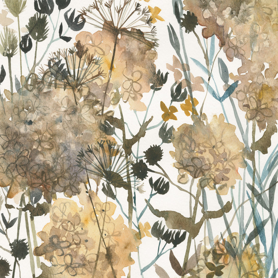 January Flowers Mural Wallpaper