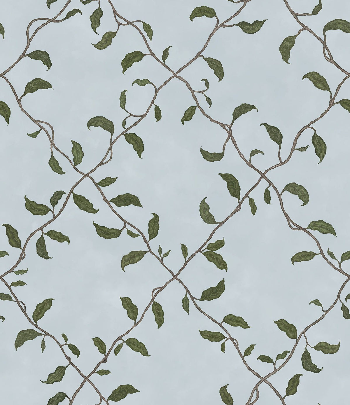 Emerald Trellis Petite, Sky Mural Wallpaper - pure wallpaper artwork