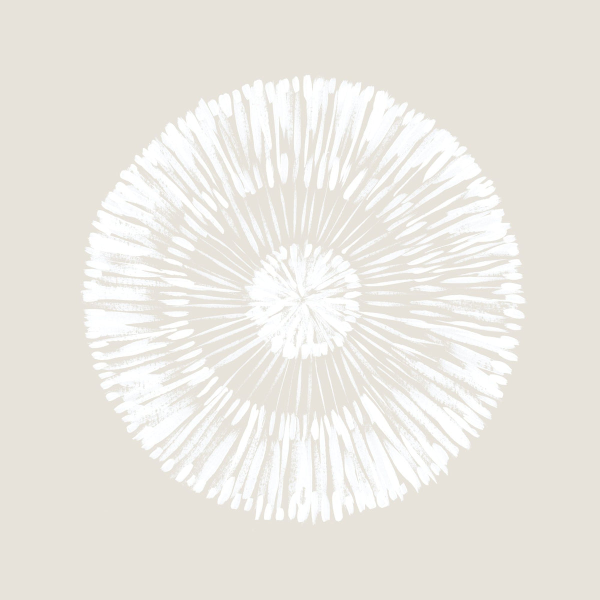 Coastal Block Print II Neutral Mural Wallpaper - pure wallpaper artwork