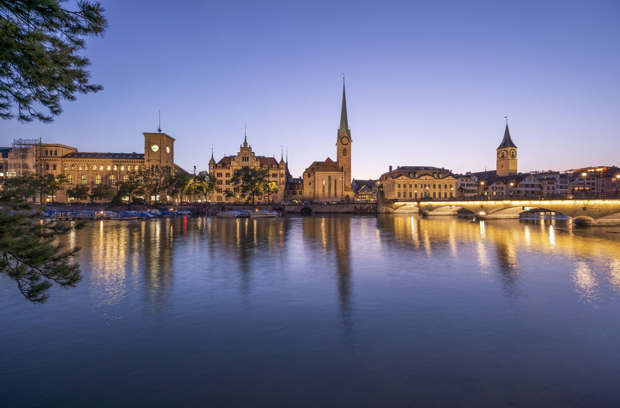 Zürich Strolls Mural Wallpaper