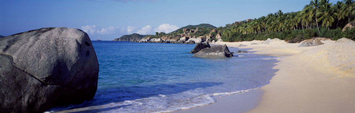 Tropical Boulder Cove Mural Wallpaper - pure wallpaper artwork
