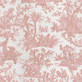 Patinated Linen Toile De Jouy, Rose Mural Wallpaper - pure wallpaper artwork