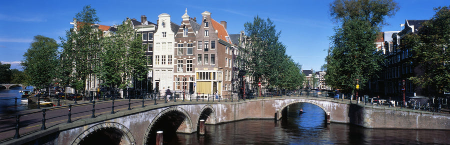 Amsterdam Canal Bridge Mural Wallpaper