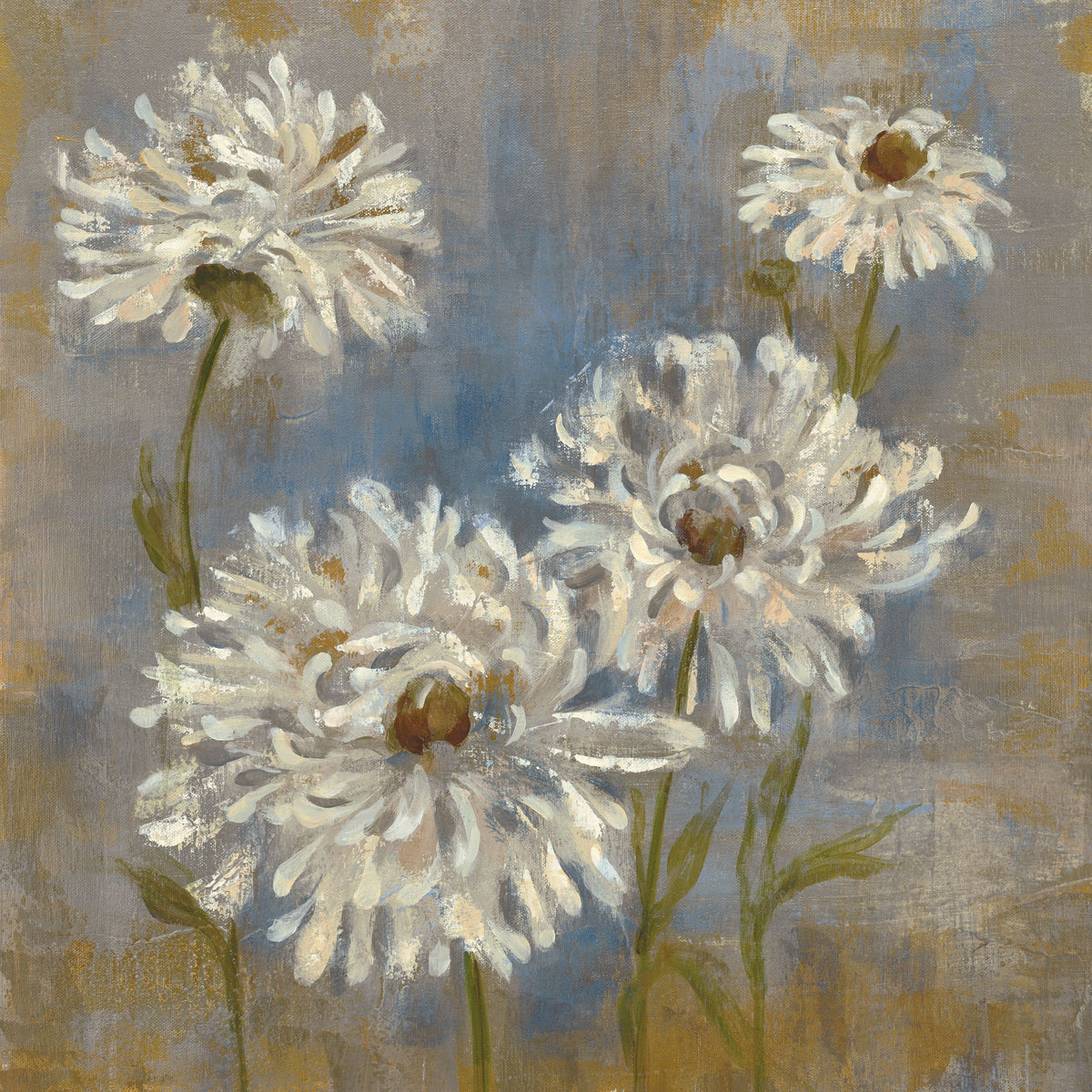 Flowers in Morning Dew II Mural Wallpaper - pure wallpaper artwork