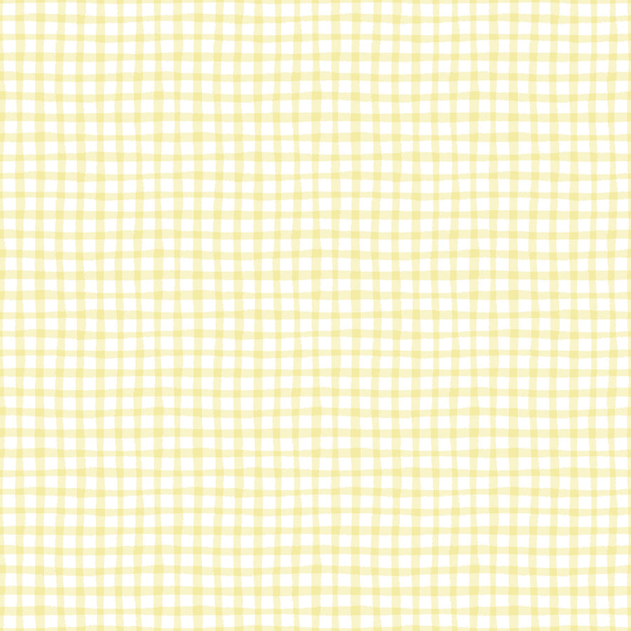 Checks, Citrus Mural Wallpaper