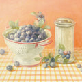 Fresh Picked Blueberries Mural Wallpaper - pure wallpaper artwork