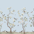 Peony Tree, Sky Mural Wallpaper - pure wallpaper artwork