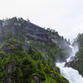 Misty Cascade Mural Wallpaper - pure wallpaper artwork