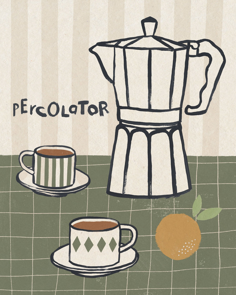 My Morning Coffee II Mural Wallpaper