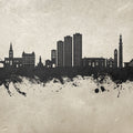 Grenoble Skyline Concrete Mural Wallpaper - pure wallpaper artwork